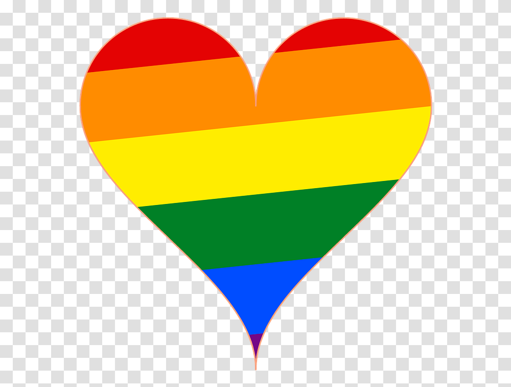 Rainbow Flag Christopher Street Heart Pride Flag, Balloon Transparent Png