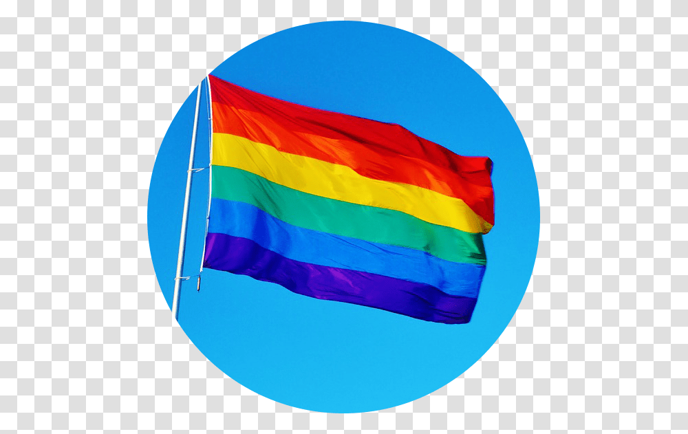 Rainbow Flag Round, American Flag Transparent Png