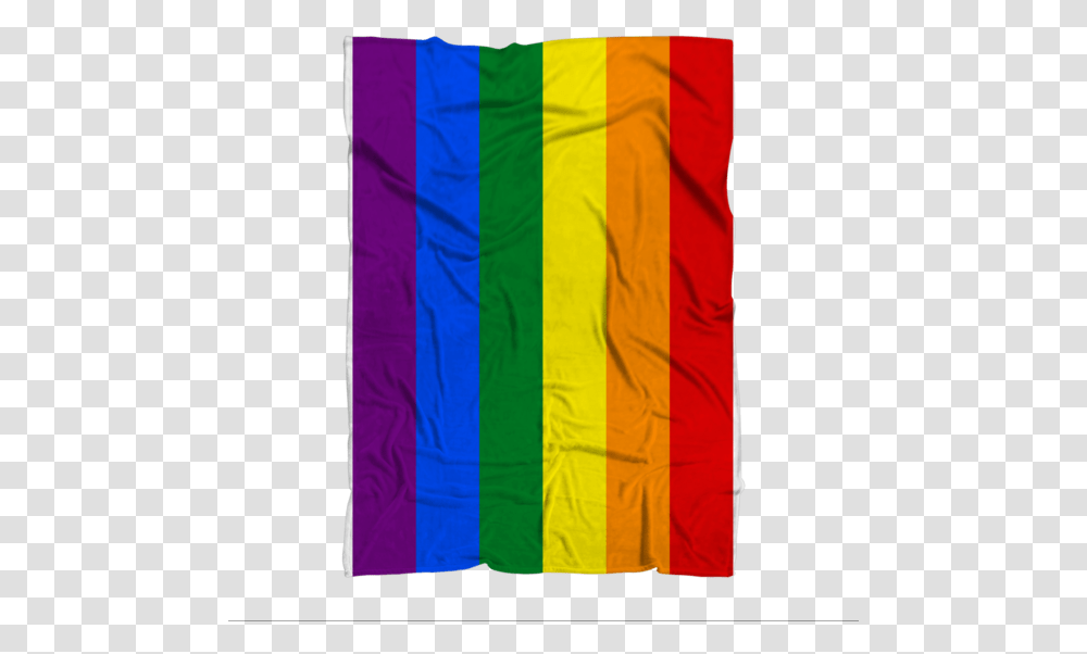 Rainbow Gay Pride Flag Premium Sublimation Adult Blanket Vertical, Cushion, Clothing, Apparel, Symbol Transparent Png