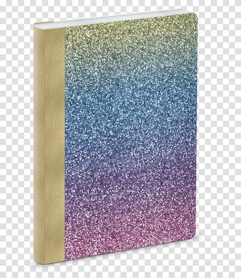 Rainbow Glitter Journal, Rug, Light, Canvas Transparent Png