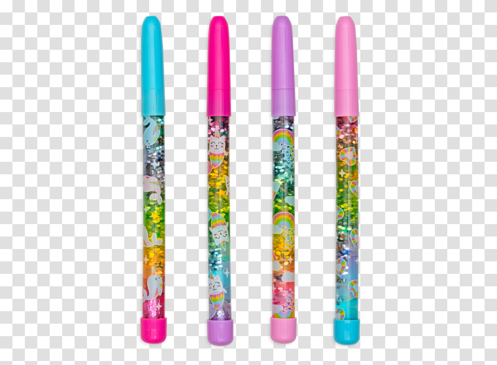Rainbow Glitter Wand PenClass Lazyload Lazyload, Fountain Pen Transparent Png