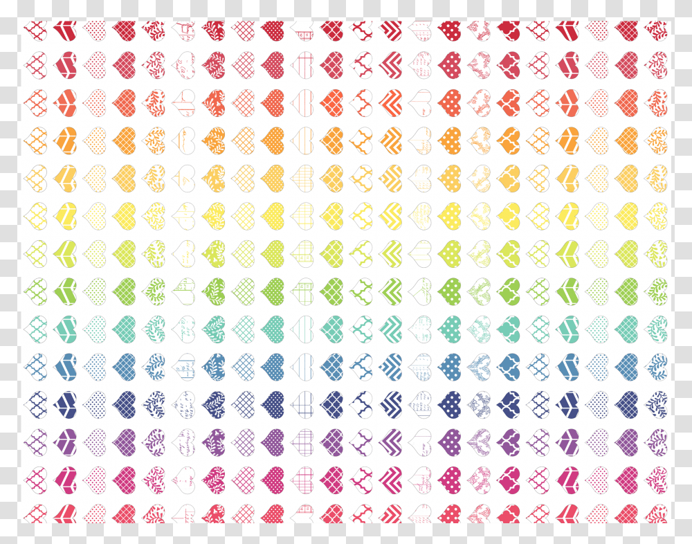 Rainbow Heart A2 Melstampz Art, Pattern, Rug Transparent Png