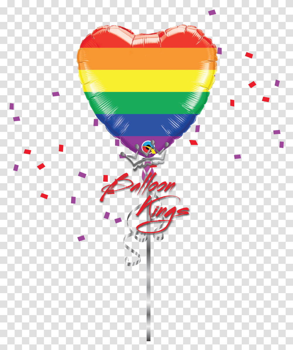 Rainbow Heart Birthday Girl Text, Balloon, Paper, Confetti Transparent Png