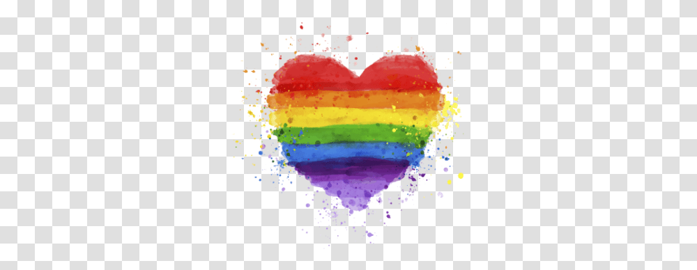 Rainbow Heart Choose The Design Paint A Rainbow Heart, Graphics, Light, Fungus, Paper Transparent Png