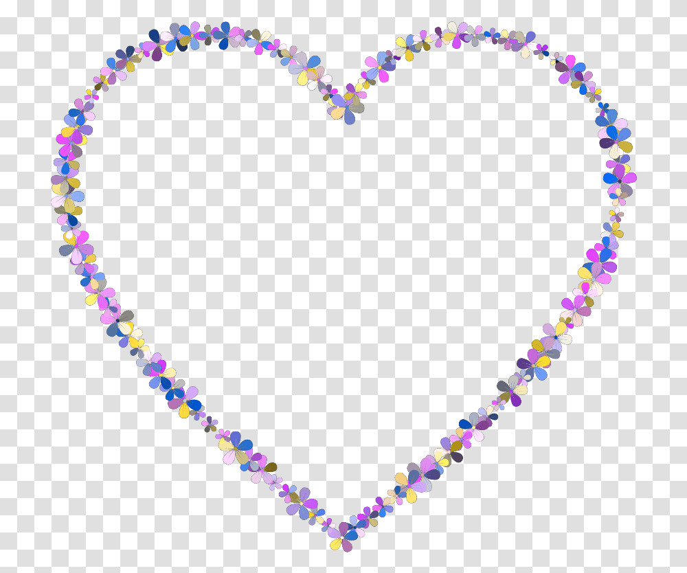 Rainbow Heart Outline, Necklace, Jewelry, Accessories, Accessory Transparent Png