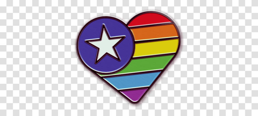 Rainbow Heart Pin Pins Won't Save The World, Star Symbol, Logo, Trademark Transparent Png