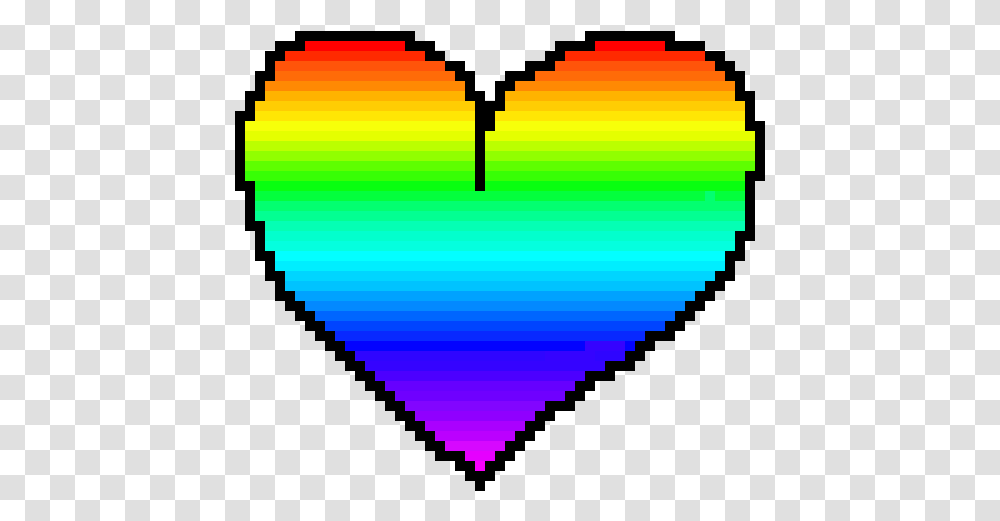 Rainbow Heart Thing Rainbow Pixel Heart, Graphics, Plot, Pattern, Triangle Transparent Png