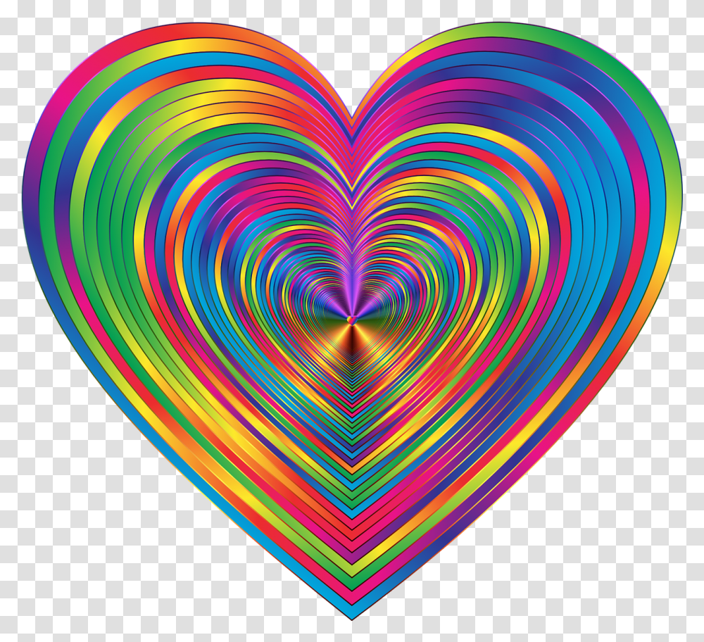 Rainbow Heart Tie Dye Heart, Light, Rug, Purple, Neon Transparent Png