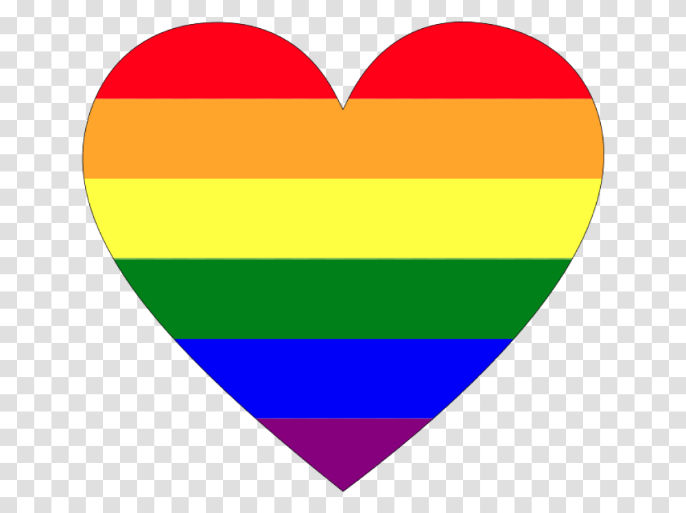 Rainbow Heart - Free Svg Clipart Gay Flag Heart, Plectrum, Triangle, Light Transparent Png