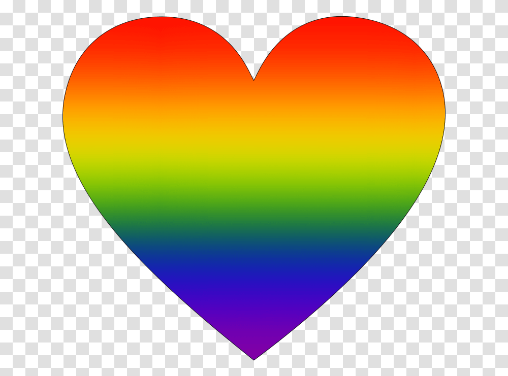 Rainbow Heart With Blur Lgbt Heart Gif, Balloon, Light, Plectrum Transparent Png