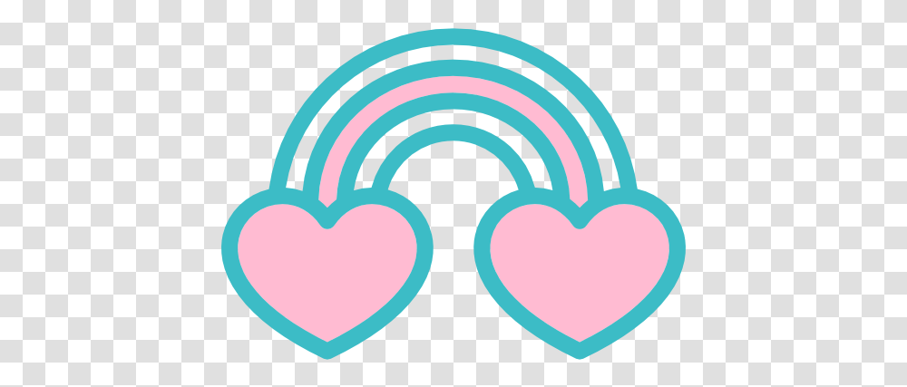 Rainbow Hearts Romantic Love Icon Rainbow Icons, Cushion, Rubber Eraser Transparent Png