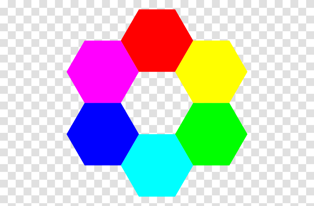 Rainbow Hexagons Clip Art For Web, Soccer Ball, Pattern, Intersection Transparent Png