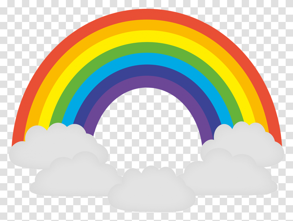 Rainbow Image Rainbow Free Clipart, Nature, Outdoors, Purple Transparent Png