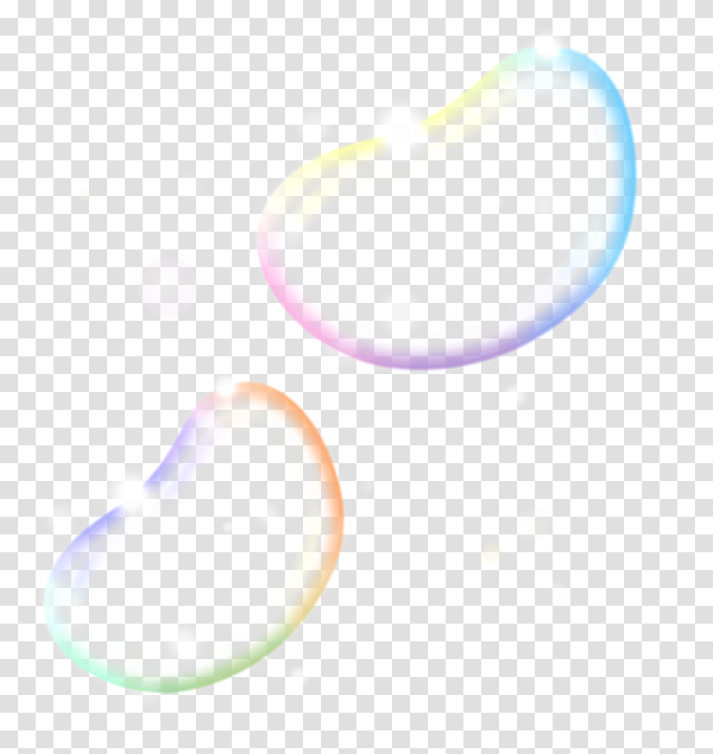 Rainbow Jellybean Bubble Bubbles Lighting Colorful Heart, Paper, Hip, Pattern Transparent Png