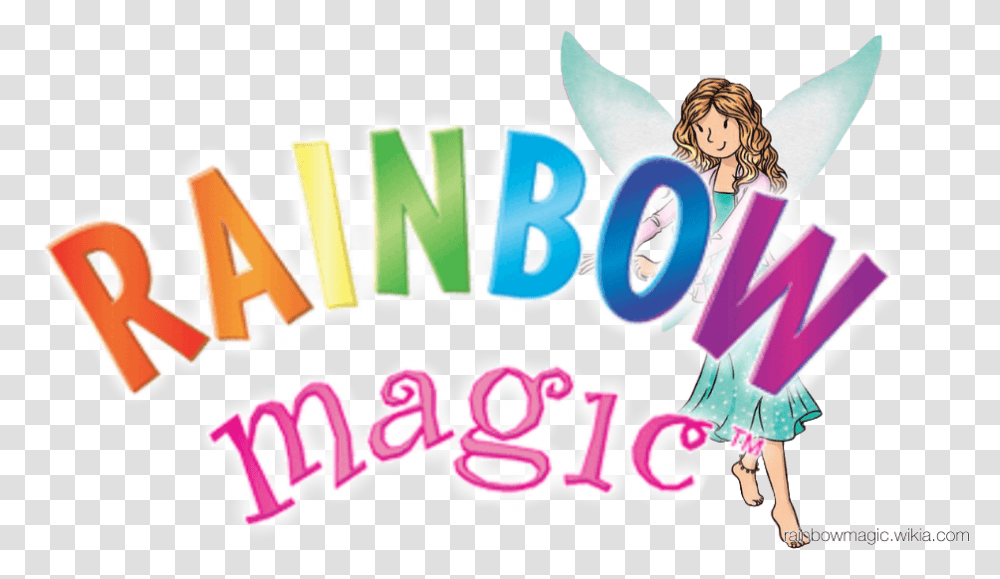 Rainbow Magic Fairies Download Graphic Design, Alphabet Transparent Png