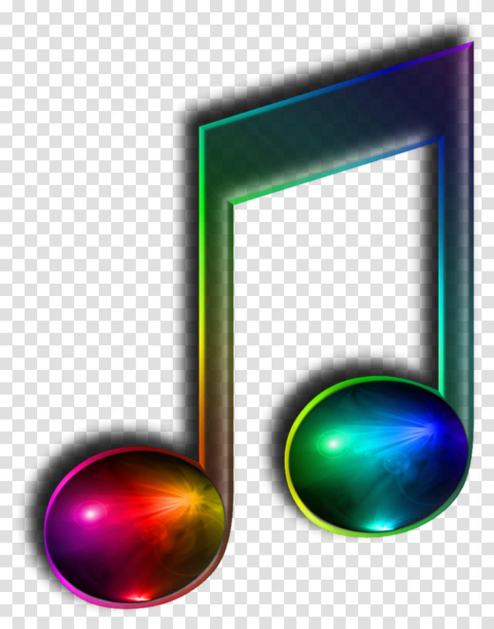 Rainbow Music Notes Clipart, Mouse, Hardware, Computer, Electronics Transparent Png