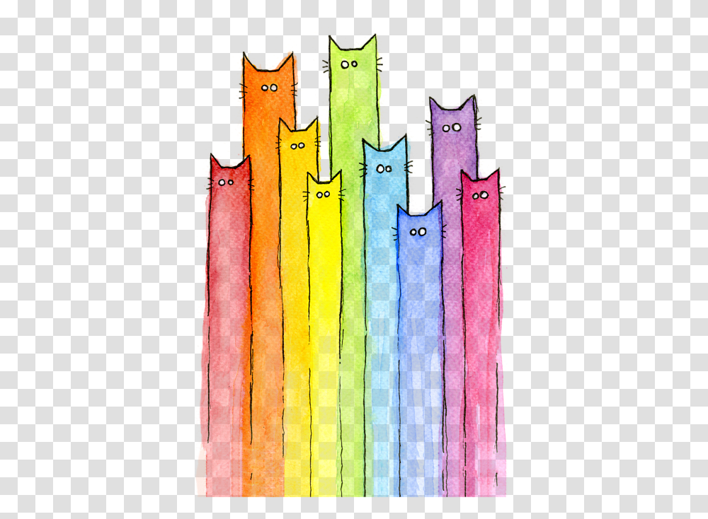 Rainbow Of Cats, Apparel, Cross Transparent Png