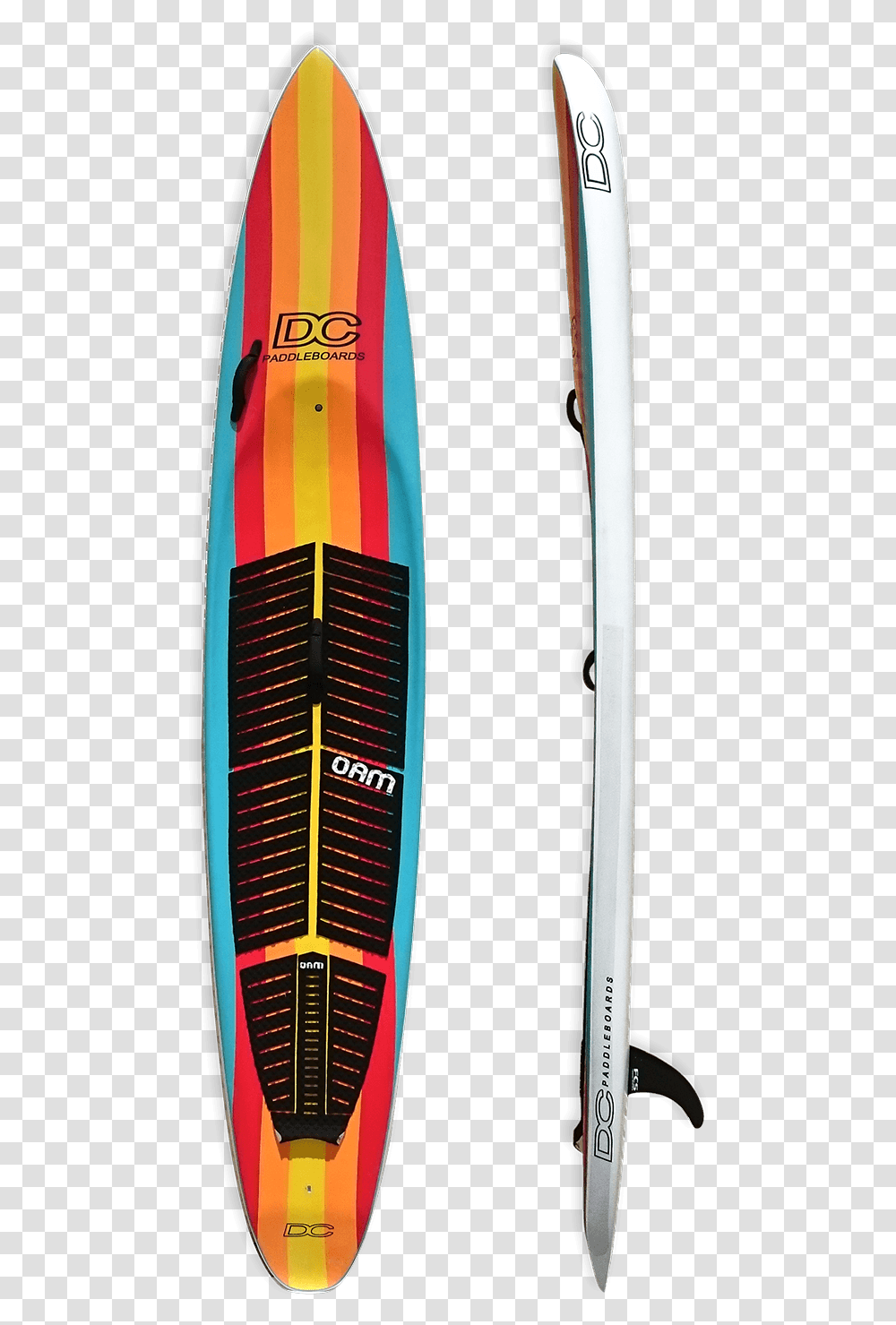 Rainbow Paddleboard Surfboard, Sea, Outdoors, Water, Nature Transparent Png
