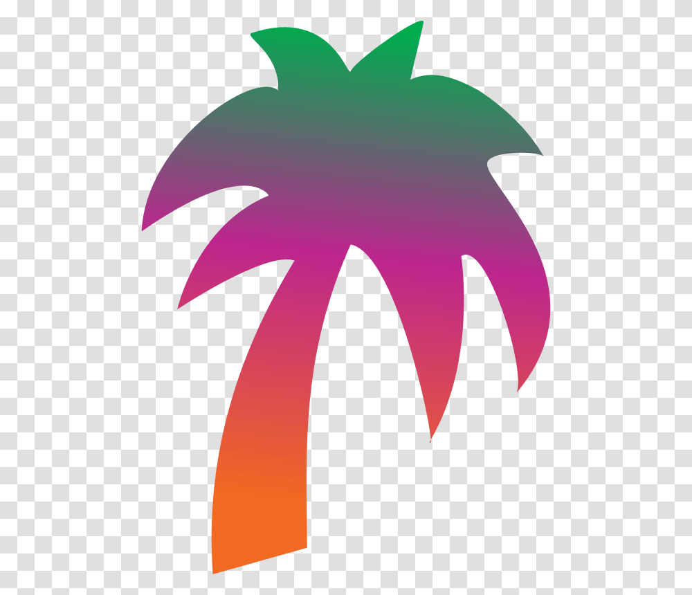 Rainbow Palm Tree Pretty Rainbow Palm Trees, Hand, Logo, Trademark Transparent Png
