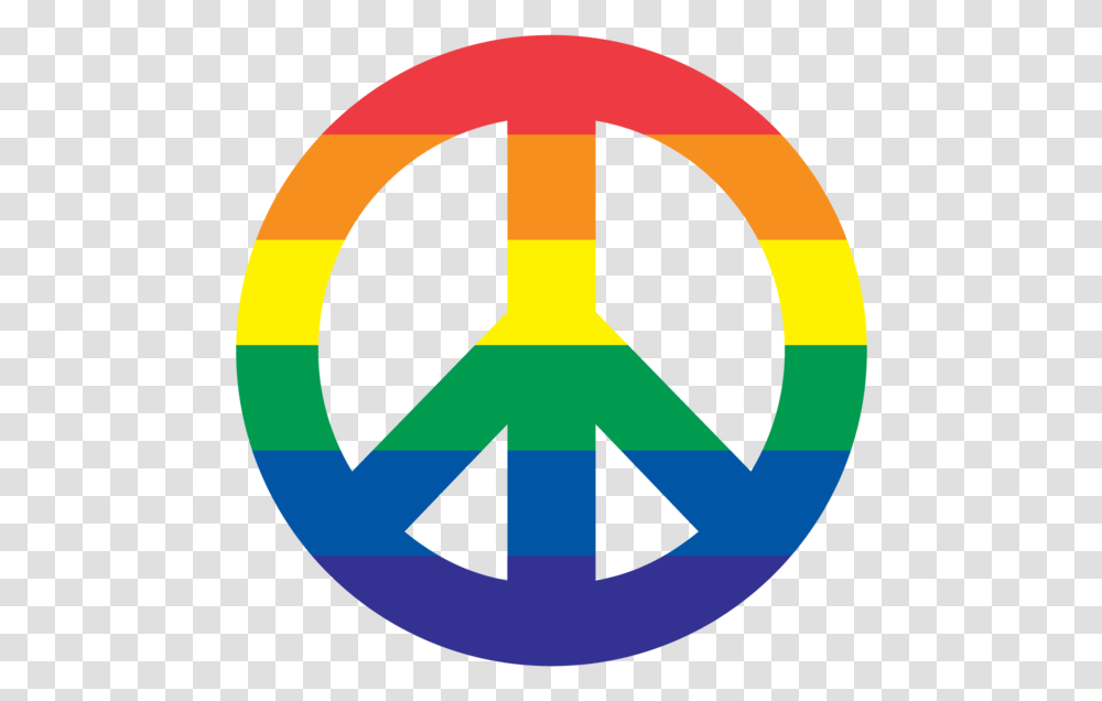 Rainbow Peace Sign 2 Inch Magnet Peace Sign, Recycling Symbol Transparent Png