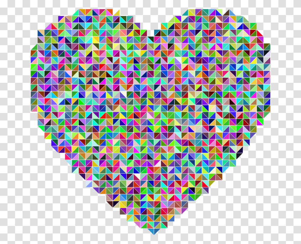 Rainbow Pixel Art Heart, Rug, Pattern, Paper Transparent Png