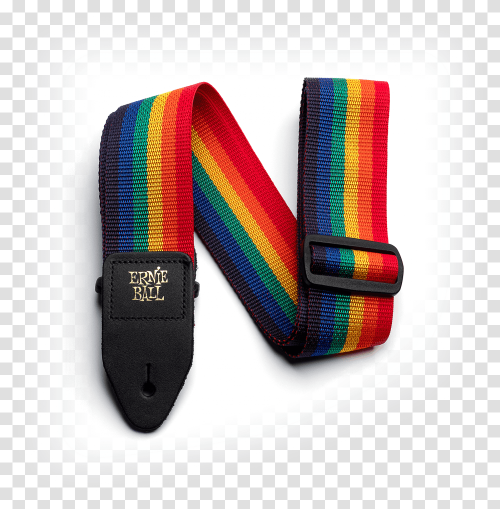 Rainbow Polypro Guitar Strap Thumb Guitar Strap, Label, Accessories Transparent Png