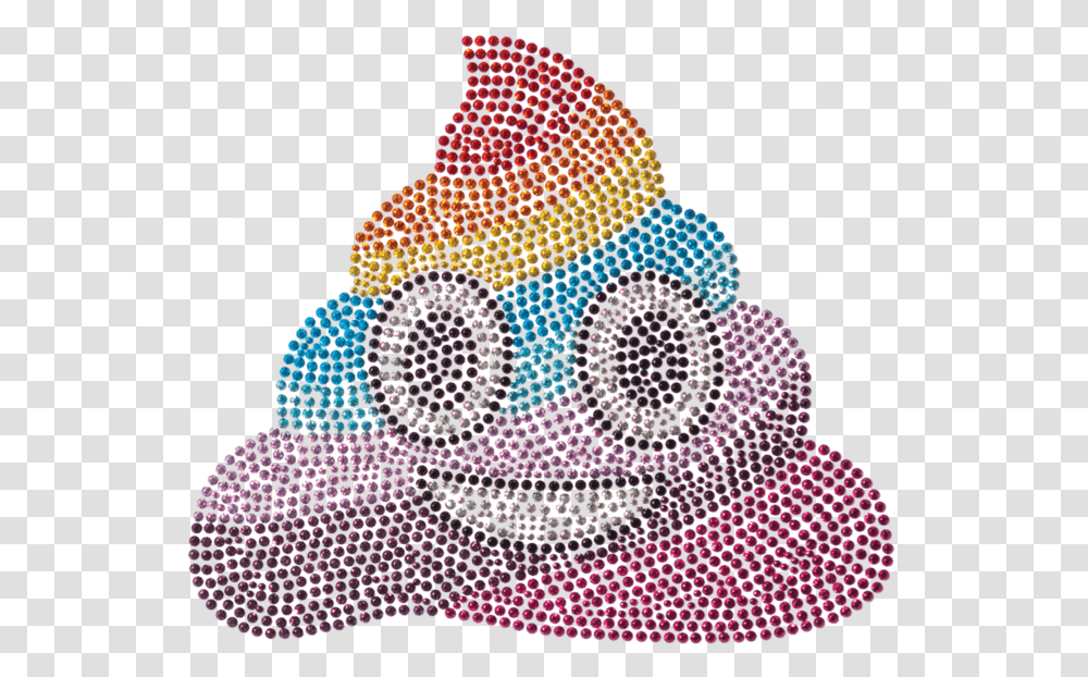 Rainbow Poop Emoji Circle, Apparel, Hat, Sun Hat Transparent Png