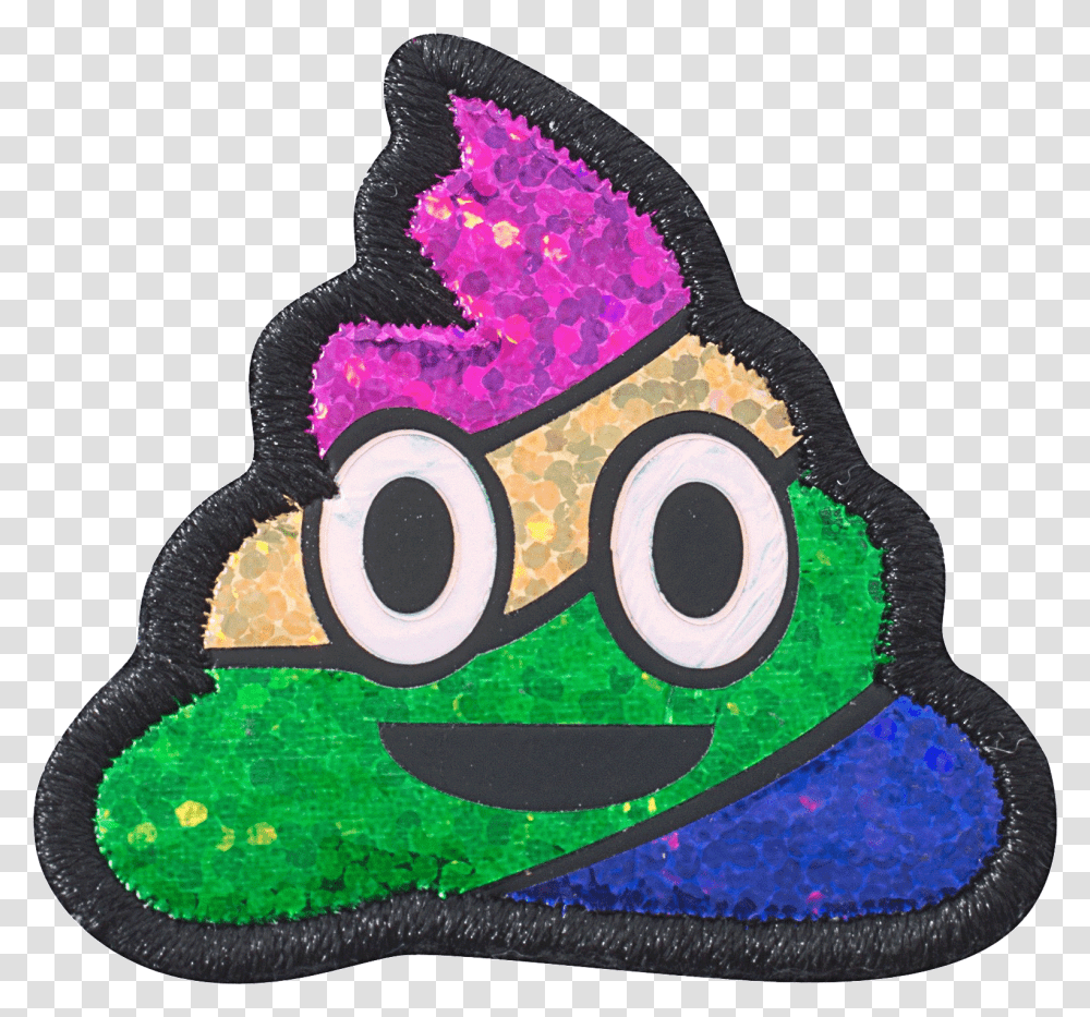 Rainbow Poop Emoji Pile Of Poo Emoji, Apparel, Rug, Hat Transparent Png