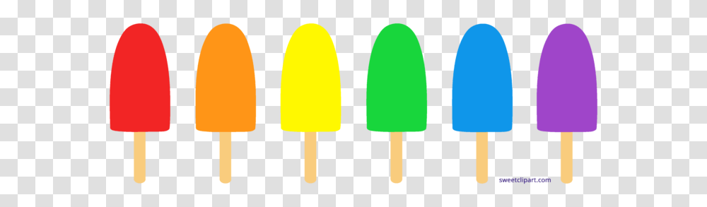 Rainbow Popsicles Clipart, Ice Pop, Outdoors Transparent Png