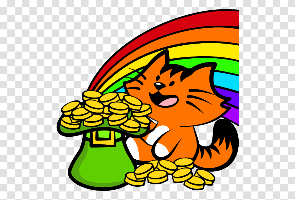 Rainbow Pot Of Gold Kiki Adores Rainbow Money Wealth Clip Art, Outdoors, Photography, Graphics, Super Mario Transparent Png