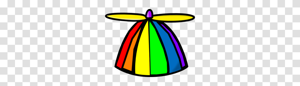 Rainbow Propellor Hat Clip Art, Lamp, Ornament, Pattern, Canopy Transparent Png