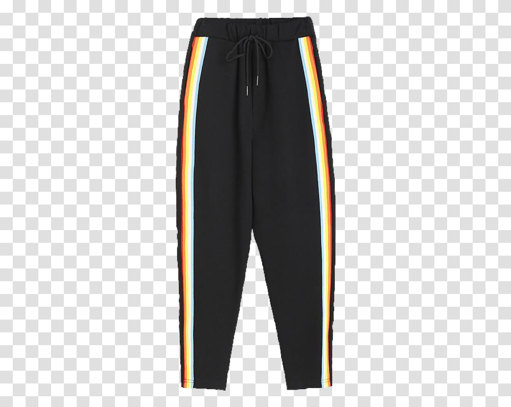 Rainbow Rainbows Rainbowpants Pants Sweatpants Pngs Pocket, Clothing, Shorts, Sea, Outdoors Transparent Png