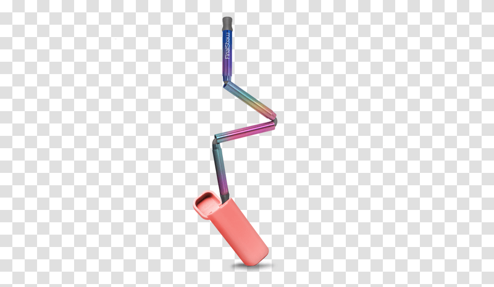 Rainbow Reusable Final Straw, Whistle, Razor, Blade, Weapon Transparent Png