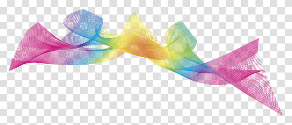 Rainbow Ribbon Construction Paper, Origami, Tissue Transparent Png