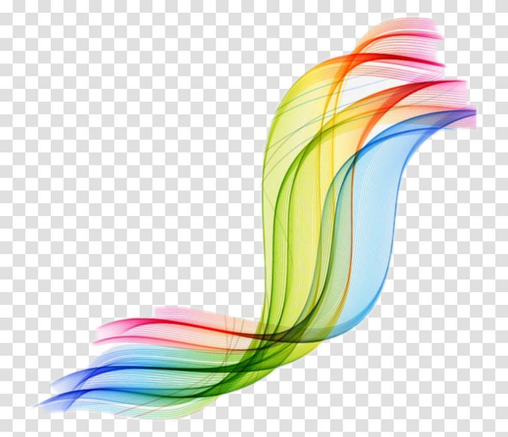Rainbow Ribbon Rainbow Swirl Background, Pattern, Floral Design Transparent Png