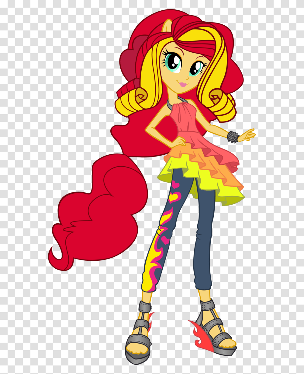 Rainbow Rocks Sunset Shimmer Vector By Icantunloveyou, Performer, Person, Dance Pose, Leisure Activities Transparent Png