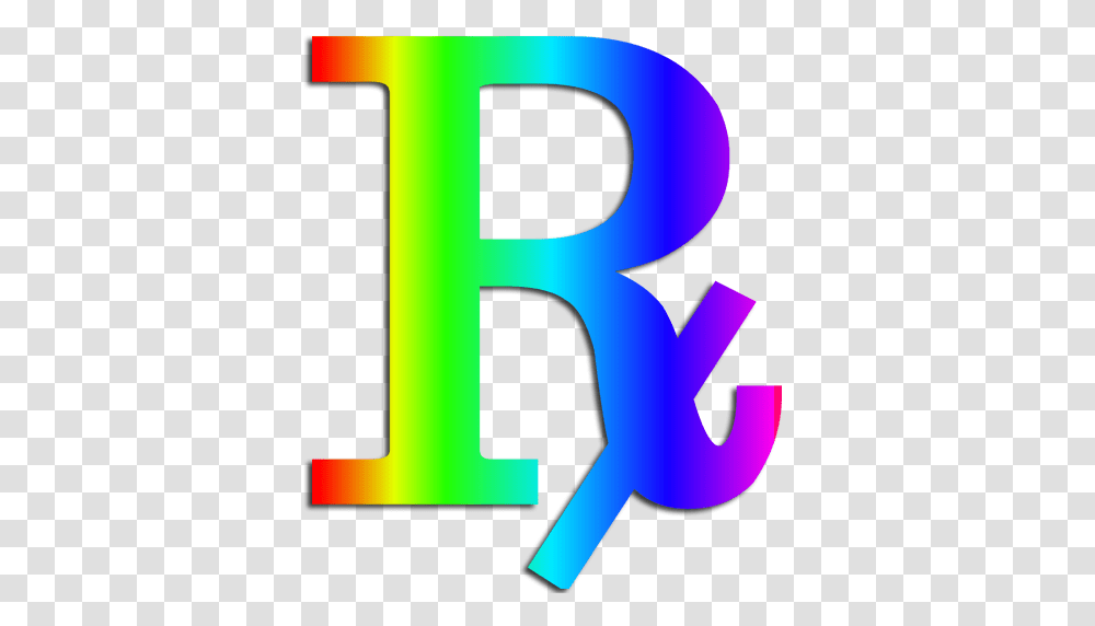 Rainbow Rx Clipart Image, Number, Alphabet Transparent Png