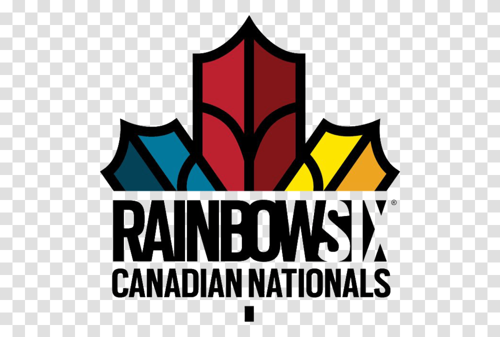Rainbow Six Canadian Nationals Season Rainbow Six Logo, Emblem, Label Transparent Png