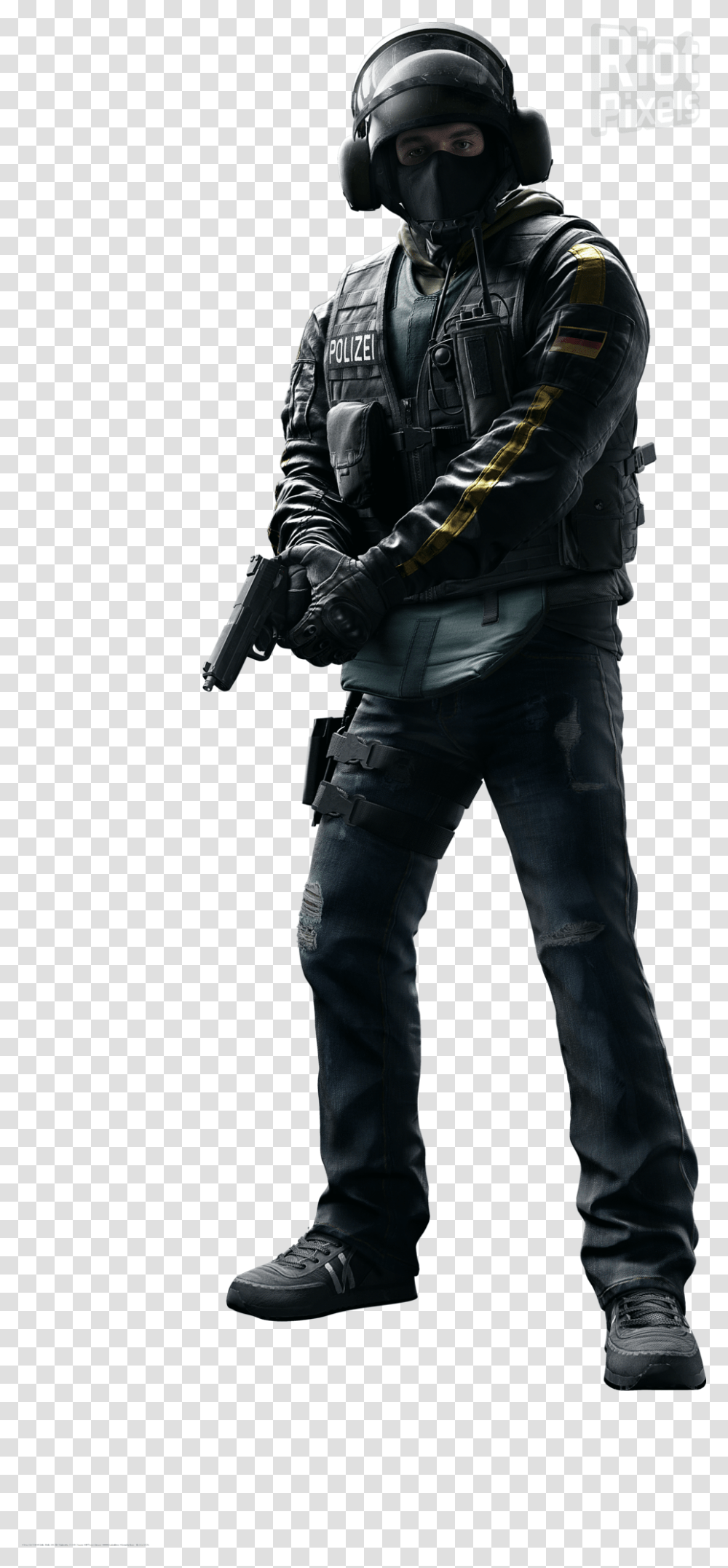 Rainbow Six Frost Download, Person, Helmet, Weapon Transparent Png