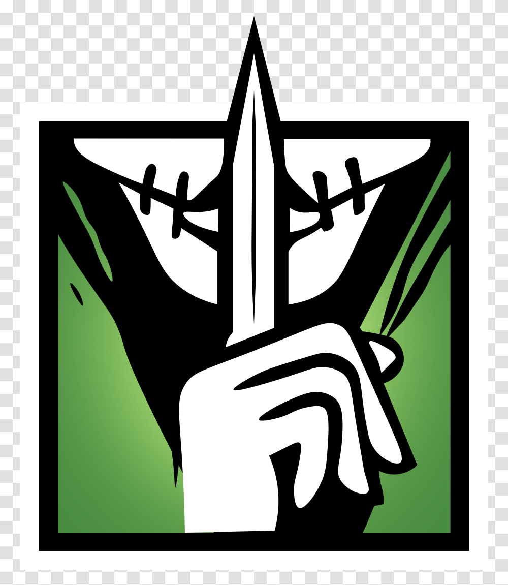 Rainbow Six Siege Caveira Logo, Weapon, Weaponry, Emblem Transparent Png