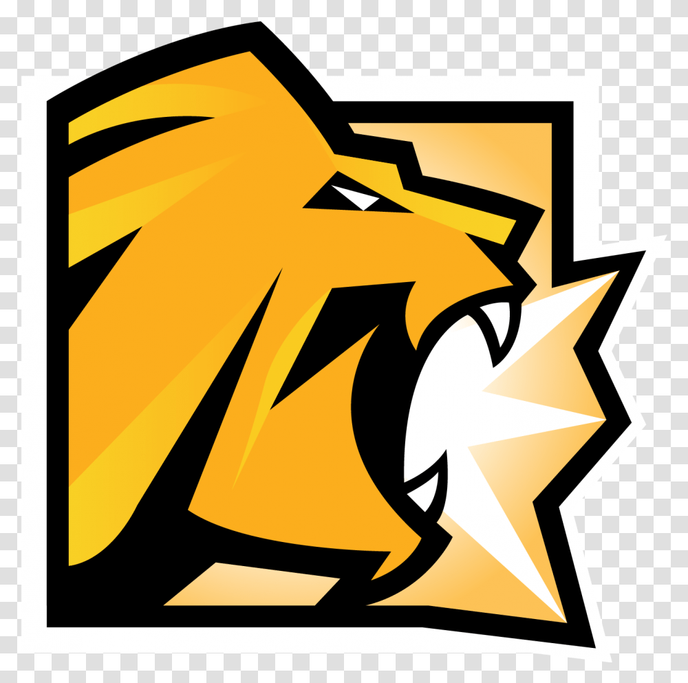 Rainbow Six Siege Lion Lion Rainbow Six Logo, Symbol, Text, Number, Graphics Transparent Png