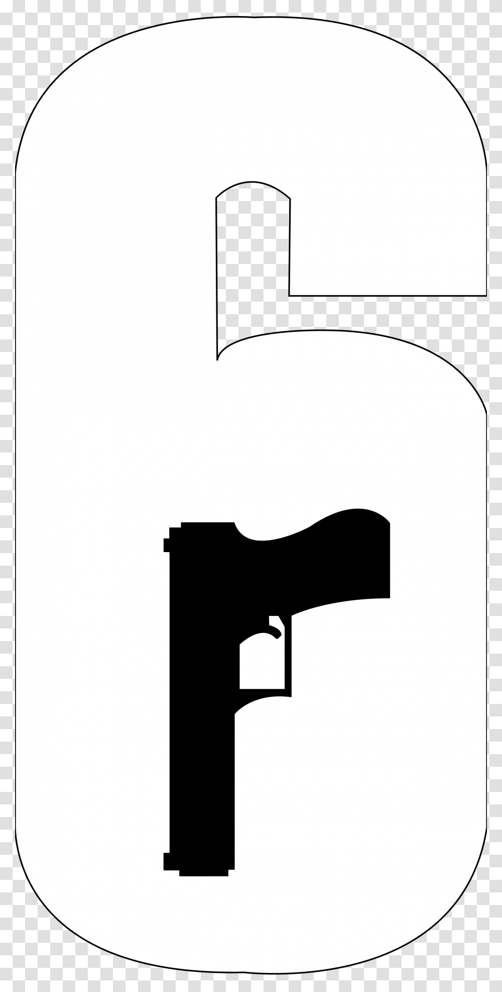 Rainbow Six Siege Logo Vector, Stencil, Weapon, Weaponry Transparent Png