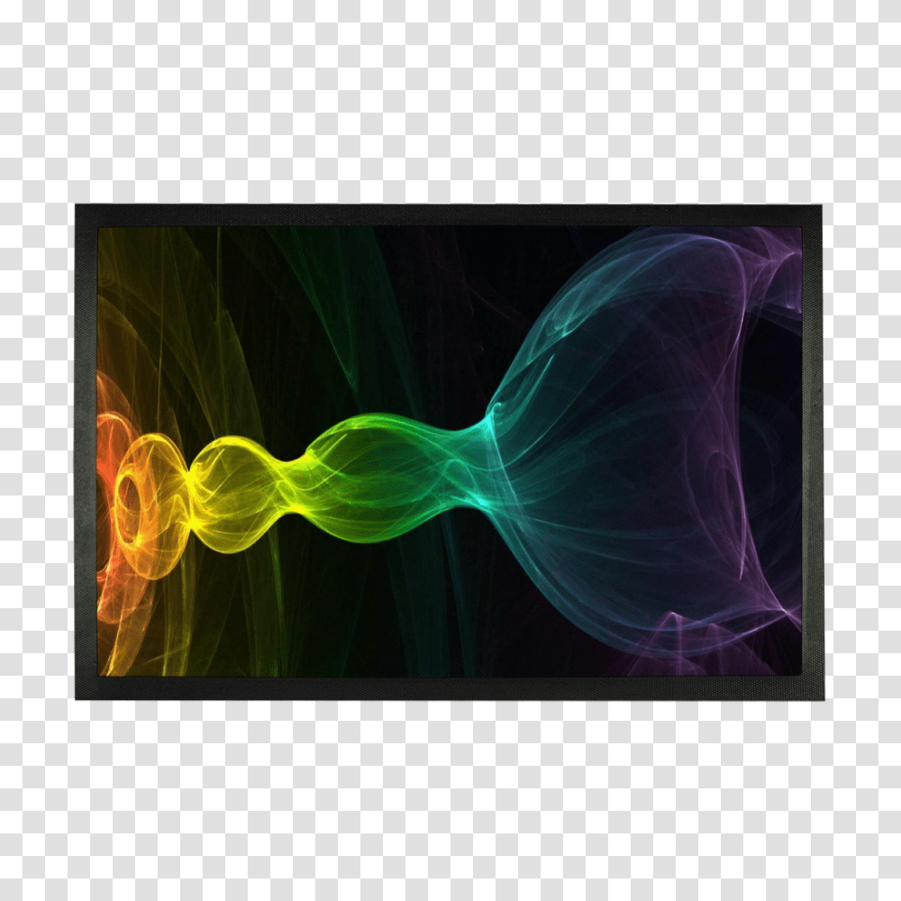 Rainbow Smoke Ufeffsublimation Doormat Rainbow Drop, Painting, LCD Screen, Monitor Transparent Png