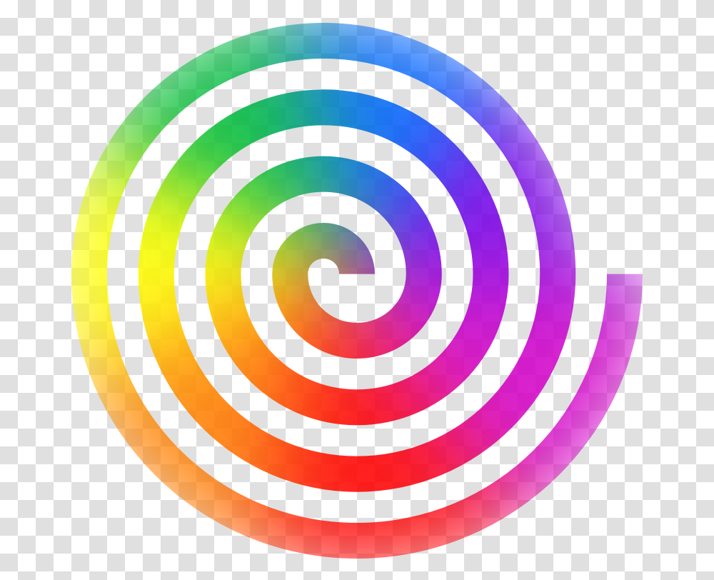 Rainbow Spiral Svg Clip Arts Rainbow Spiral Clipart, Coil, Rug Transparent Png
