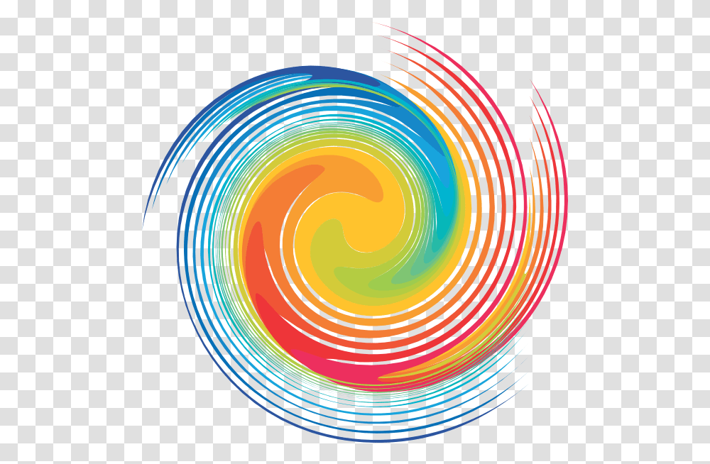 Rainbow Spiral Tie Dye Swirl Background Color Swirl Clipart, Coil, Pattern, Fractal, Ornament Transparent Png