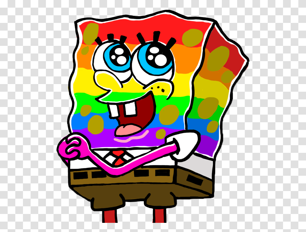 Rainbow Spongebob, Leisure Activities, Advertisement Transparent Png