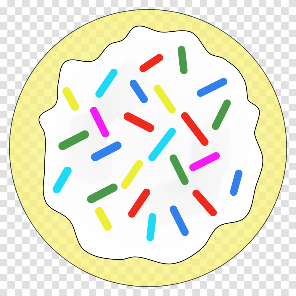 Rainbow Sprinkles Sugar Cookie Clip Arts Free Clip Art Sugar Cookies, Sweets, Food, Confectionery, Icing Transparent Png