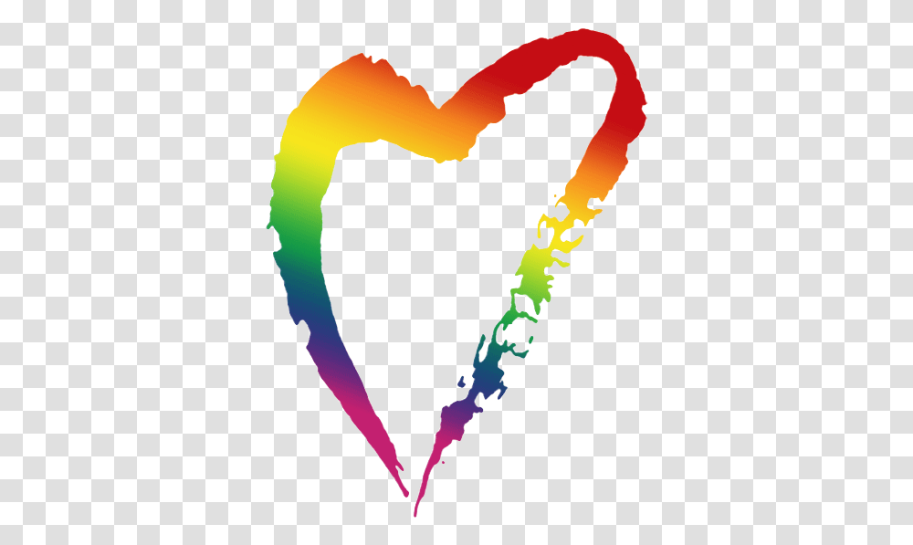 Rainbow Standing On The Side Of Love, Graphics, Art, Leisure Activities, Person Transparent Png