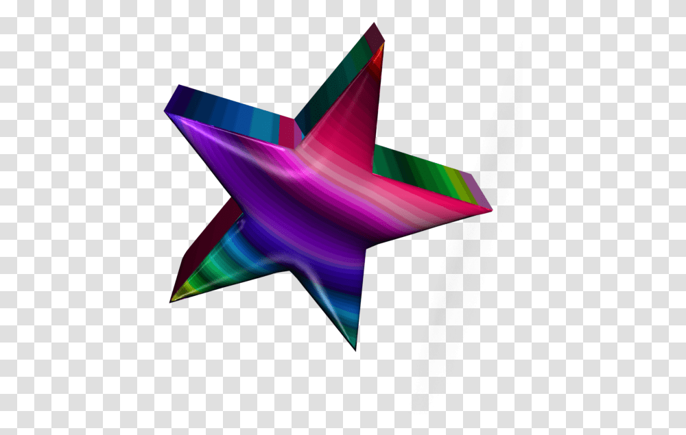 Rainbow Star 2png Wikimedia Commons Rainbow Star 3d, Star Symbol, Light, Screen, Electronics Transparent Png