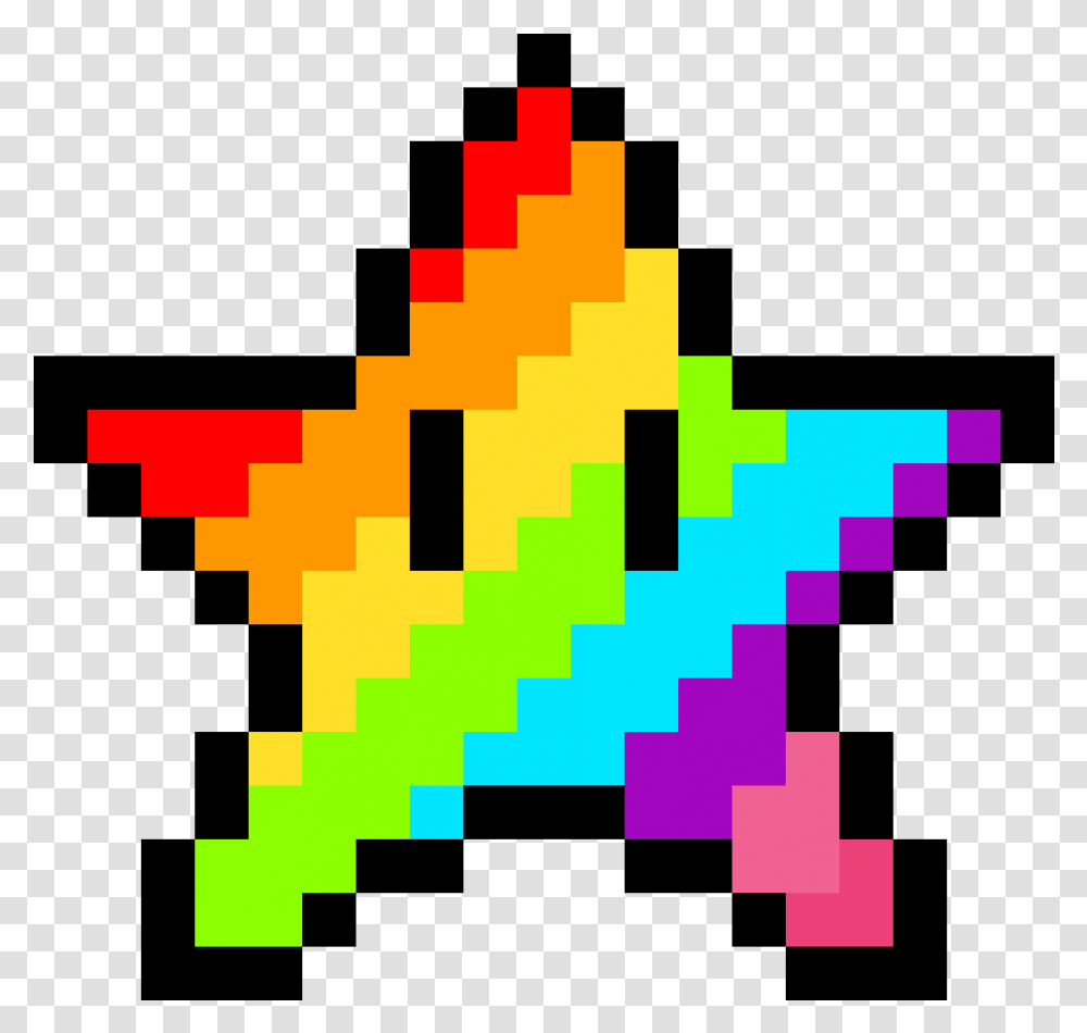 Rainbow Star Pixel Art, Triangle, Bush, Vegetation Transparent Png